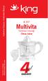 Multivita K 117. Narenciye Sıkacağı Citrus Juicer. Kullanma Kılavuzu / Instruction Manual. Narenciye Sıkacağı / Citrus Juicer