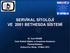 SERVİKAL SİTOLOJİ VE 2001 BETHESDA SİSTEMİ. Dr. İrem PAKER İzmir Atatürk Eğitim ve Araştırma Hastanesi Patoloji Bölümü Ankara Kış Okulu, 18 Mart 2012