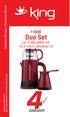 Duo Set Çay & Kahve Makine Seti Tea & Turkish Coffee Maker Set