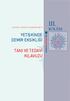 III. BÖLÜM YETİŞKİNDE DEMİR EKSİKLİĞİ TANI VE TEDAVİ KILAVUZU ULUSAL TEDAVİ KILAVUZU 2011