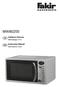 MW80200. Kullanım Kılavuzu Mikrodalga Fırın. Instruction Manual Microwave Oven