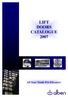 LIFT DOORS CATALOGUE 2007