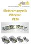Vibration Systems and Engineering Ltd. www.vibsisvibrasyon.com.tr