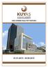 Kuyumcukent Gayrimenkul Yatırımları A.Ş. (01.01.2015 30.09.2015) Ara Dönem Faaliyet Raporu