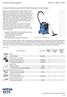 Compact wet&dry vacuum cleaner with filter cleaning and simple features