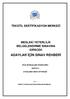 ADAYLAR İÇİN SINAV REHBERİ TEKSTİL SERTİFİKASYON MERKEZİ MESLEKİ YETERLİLİK BELGELENDİRME SINAVINA GİRECEK İPLİK BİTİM İŞLERİ OPERATÖRÜ SEVİYE 2