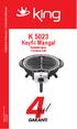 K 5023 Keyf-i Mangal Elektrikli Izgara Electrical Grill