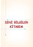 DİNİ BİLGİLER KİTABIM