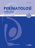 Perinatal T p Vakf, Türk Perinatoloji Derne i, Obstetrik ve Jinekolojik Ultrasonografi Derne i yay n organ d r