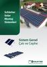 Schletter Solar Montaj Sistemleri. Sistem Genel Çatı ve Cephe