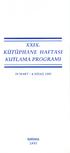 xxix. KUTUPHANE HAFTASI KUTLAMA PROGRAMI ... 29 MART - 4 NIsAN 1993