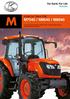 M7040 / M8540 / M9540. 16 Valf ve Euro IIIA motor ile birlikte, konfor ve yüksek performans için yeniden tasarlanan traktörler...