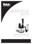 MEZZA-PLUS. Blender Seti Blender Set. Instruction Manual Kullan m K lavuzu