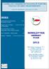 NEWSLETTER GENNAIO OCAK