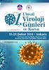 Viroloji Günleri. Ulusal. ve Kursu. 25-28 Şubat 2016 / Ankara. virolojigunleri.org