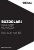 BUZDOLABI KULLANIM KILAVUZU RGL 6001 A+ NF