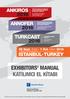 EXHIBITORS' MANUAL KATILIMCI EL KİTABI