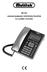 MULTİTEK MC120 TELEFONUNUZ ÜRETİM HATALARINA KARŞI 2 SENE SÜRE İLE GARANTİLİDİR.