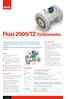 Fluxi 2000/TZ Türbinmetre Türbinli Gaz Sayacı