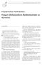 Fungal infeksiyonlar epidemiyolojik özelliklerine. fungal infeksiyonlar n epidemiyolojisi ve. Korunma. Fungal Hastane nfeksiyonlar :