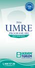 UMRE PROGRAMLARI MART-NİSAN-MAYIS. Dua, Dostluk ve Hizmetinize Talibiz UMRE 2016-6