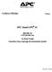 Kullanıcı Elkitabı. Türkçe. APC Smart-UPS SC. 250/450 VA 110/120/230 Vac. 1U Rack/Tower Kesintisiz Güç Kaynağı İle Kullanılmak İçindir