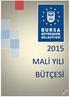 2015 MALİ YILI BÜTÇESİ. A.Ersan