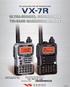 YAESU VHF/UHF VX 2E Kullanım Kılavuzu