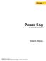 Power Log. Kullanım Kılavuzu. PC Application Software