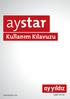 aystar Kullanım Kılavuzu www.ayyildiz.com