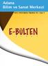 Adana Bilim ve Sanat Merkezi. 2015-2016 Eğitim-Öğretim Yılı / Sayı: 5 E-BÜLTEN Ş U B A T