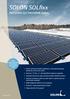 SOLON SOLfixx. Düz çatılar için fotovoltaik sistem. Yeni: