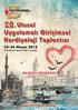 23 Nisan 2015, Perşembe. 23 Nisan 2015, Perşembe 13:15-14:10 17:20-18:10 14:30-15:20 İLGİNÇ OLGULAR VE KOMPLİKASYONLAR