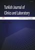 Turkish Journal of Clinics and Laboratory