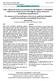 Klinik ve Deneysel Araştırmalar Dergisi / 2011; 2 (1): 55-61 Journal of Clinical and Experimental Investigations ORIGINAL ARTICLE / ÖZGÜN ARAŞTIRMA