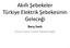 Akıllı Şebekeler Türkiye Elektrik Şebekesinin Geleceği. Barış Sanlı Enerji İşleri Genel Müdürlüğü