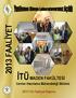 2013 FAALİYET. İTÜ MADEN FAKÜLTESİ Cevher Hazırlama Mühendisliği Bölümü. 2013 Yılı Faaliyet Raporu