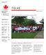 TELVE. Summer is gone with the rain and public workers strike! Canada Day Celebration at Wild Wood Park. Special Days in September: Inside this issue: