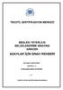 ADAYLAR İÇİN SINAV REHBERİ TEKSTİL SERTİFİKASYON MERKEZİ MESLEKİ YETERLİLİK BELGELENDİRME SINAVINA GİRECEK BOYAMA OPERATÖRÜ SEVİYE 3-4