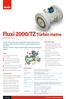 Fluxi 2000/TZ Türbin metre Türbinli Gaz Sayacı