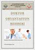 ATASAM HASTANESİ ORYANTASYON REHBERİ ( DOKTOR )