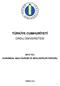 TÜRKİYE CUMHURİYETİ ORDU ÜNİVERSİTESİ 2012 YILI KURUMSAL MALİ DURUM VE BEKLENTİLER RAPORU