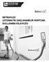 Merkezi Süpürge Sistemleri RETRAFLEX (OTOMATİK SAKLANABİLİR HORTUM) KULLANMA KILAVUZU