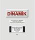 Omurtag M.H. Dinamik 1. Baskı 2011 ISBN 978-975-511-556-6