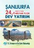 ŞANLIURFA 24,4 SON13 YILDA MİLYAR TL'LİK. T.C. Orman ve Su İşleri Bakanlığı