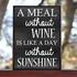 A meal without wine is like a day without sunshine... Jean Anthelme Brillat-Savarin, French gastronome, ( ), The Physiology of Taste