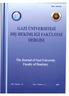 GAZI ÜNİVERSİTESİ DİŞ HEKİMLİĞİ FAKÜLTESİ DERGİSİ. The Journal of Gazi University Faculty of Dentistry