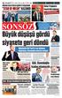 SONSÖZ. Büyük düşüşü gördü. s yasete ger döndü STAR OF MELİH KAZANDI. Onlar Projem z hayal b le edemez 15 GÜN ANKARA GAZETECİLER CEMİYETİ KOŞUSUNU