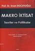 MAKRO İKTİSADIN MİKRO TEMELLERİ: TÜKETİM TEORİLERİ. Dr. Süleyman BOLAT