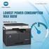 Electrostatic laser copy. Simitri - polymerised toner. Up to 36 ppm. Up to 18 ppm. Up to 36 ppm